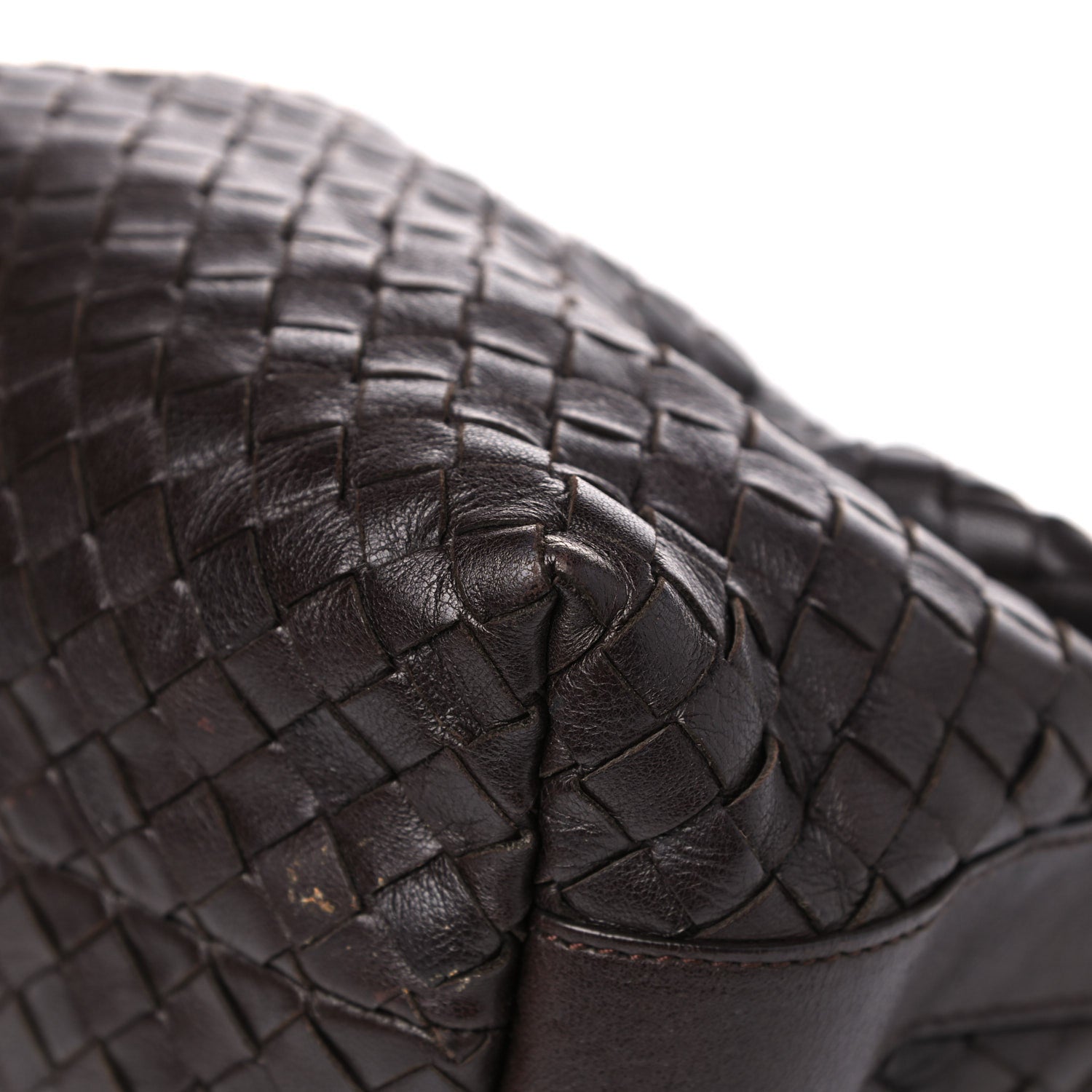 Bottega Veneta Nappa Intrecciato Large Cosmetic Case Ebano 11 of 15