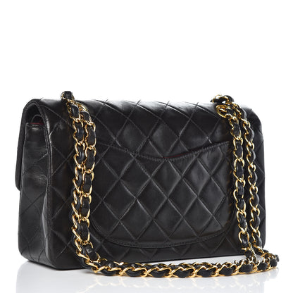 Chanel Lambskin Quilted Small Double Flap Black 3 of 13