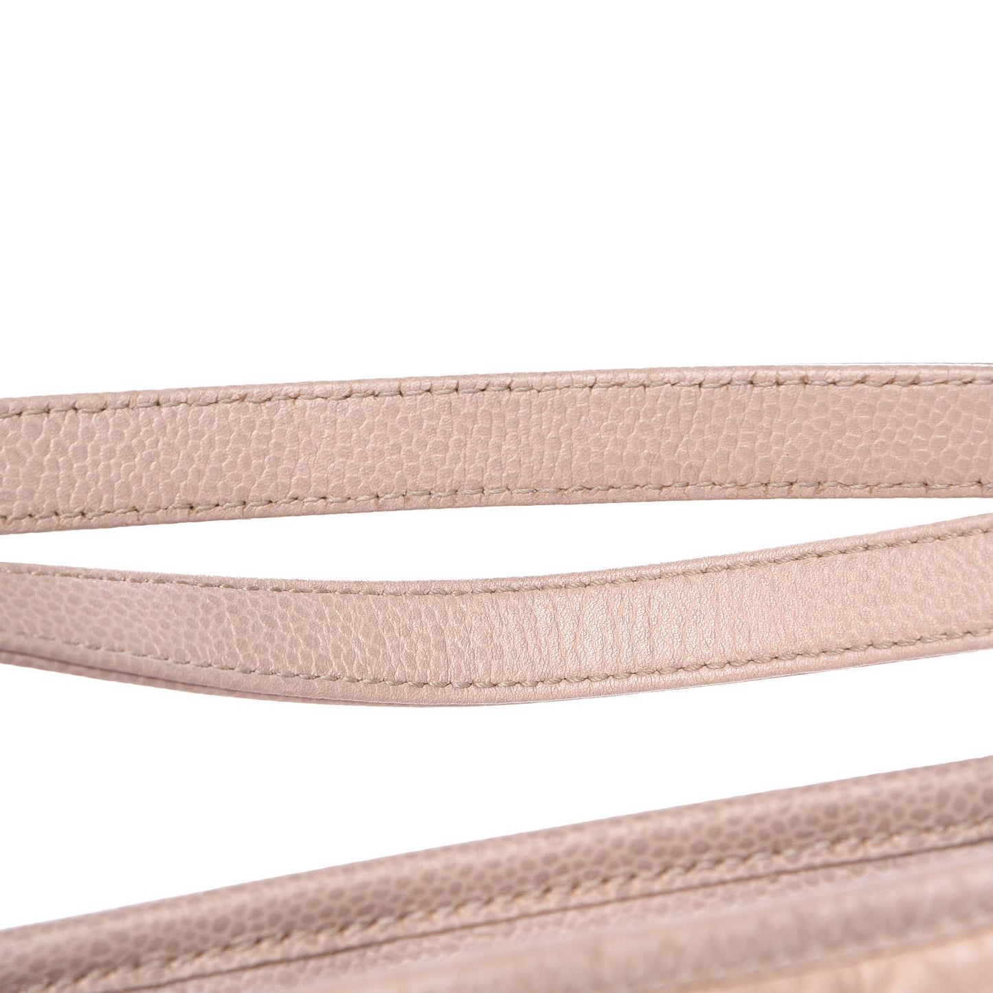 Glazed Calfskin Mini Deauville Tote Light Pink