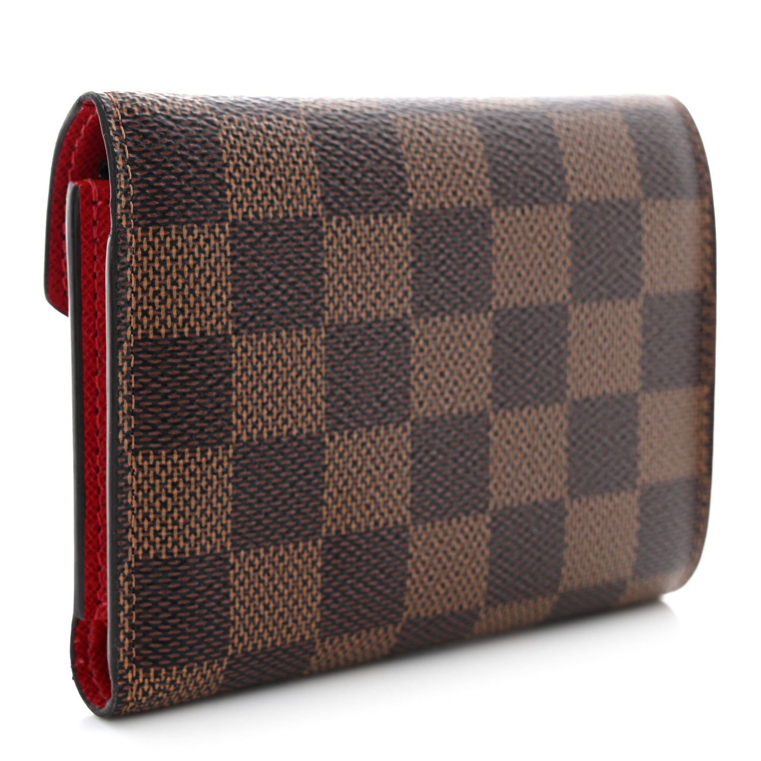Louis Vuitton Damier Ebene Victorine Wallet Cherry 3 of 8