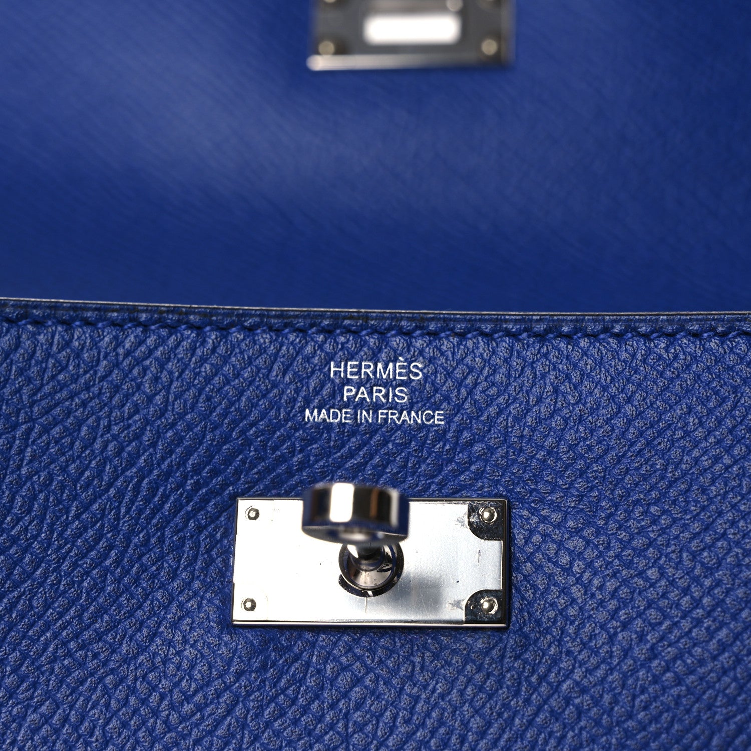 Hermes Epsom Kelly Longue Wallet Bleu Electrique 6 of 12