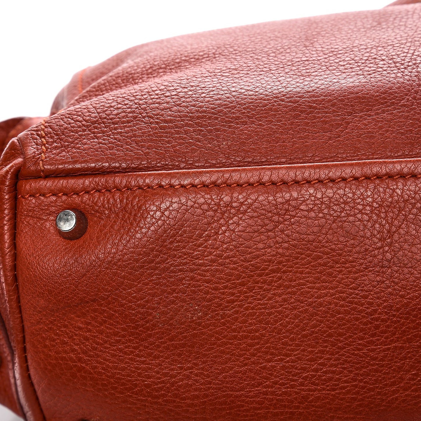 Vitello Daino Shoulder Bag Arancio
