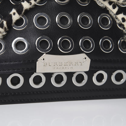 Burberry Prorsum Lambskin Grommet Clutch Black 10 of 11