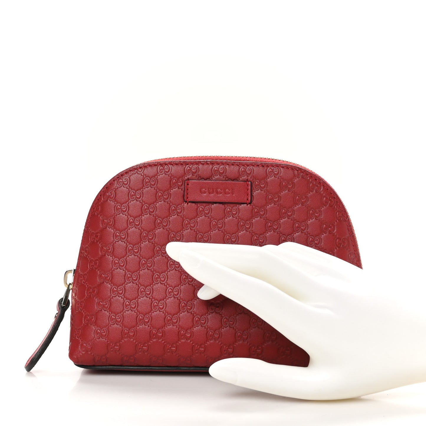 Microguccissima GG Cosmetic Case Red