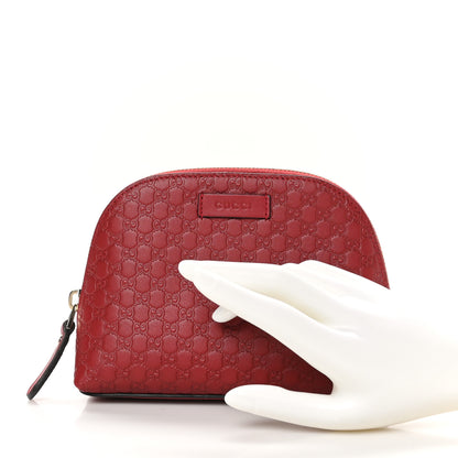Gucci Microguccissima GG Cosmetic Case Red 2 of 10