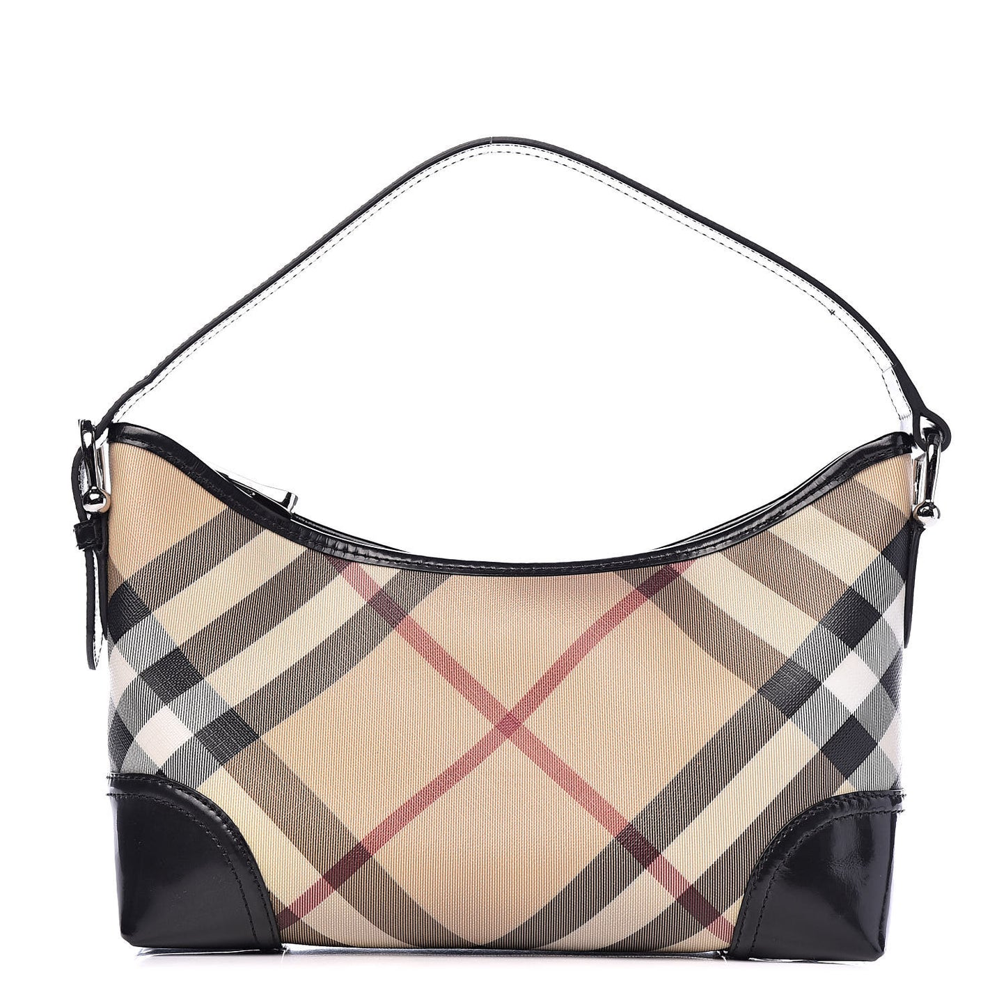 Nova Check Shoulder Bag Black