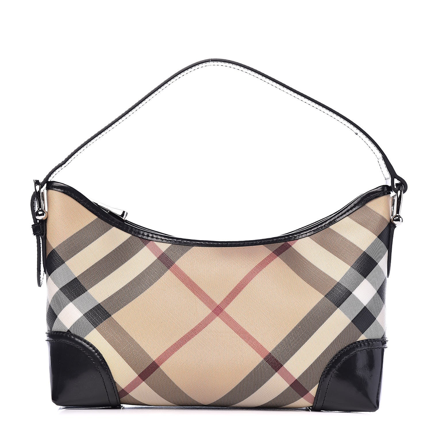 Burberry Nova Check Shoulder Bag Black 1 of 10