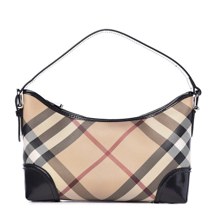 Burberry Nova Check Shoulder Bag Black 1 of 10