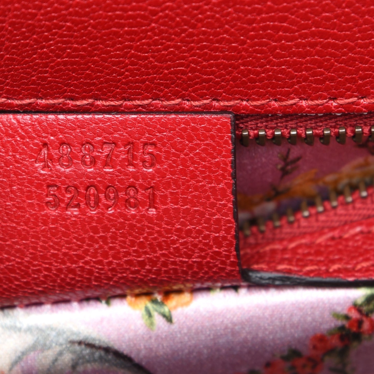 Calfskin Snakeskin Studded Small Ottilia Top Handle Bag Hibiscus Red