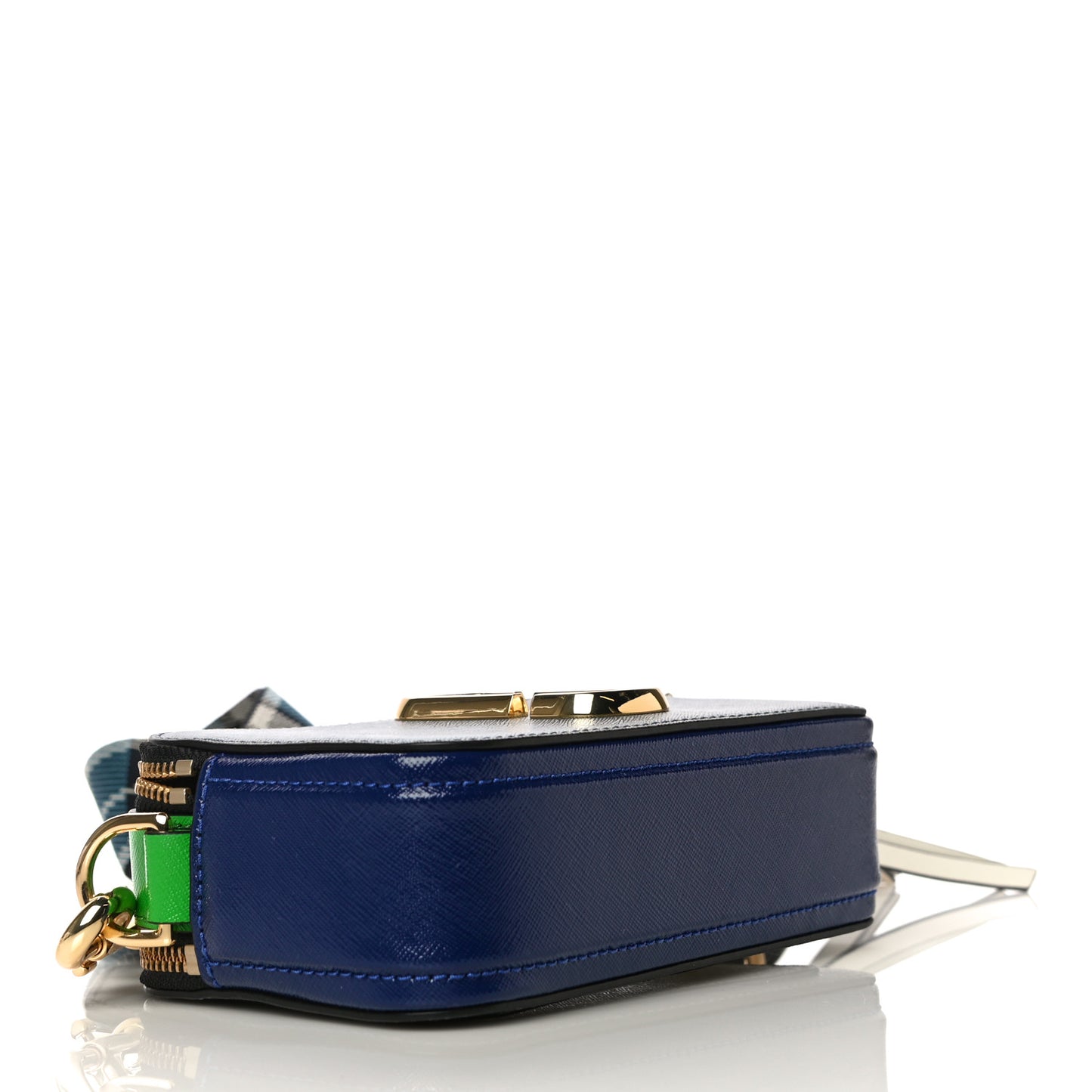 Saffiano Small Snapshot Camera Bag Grey Multicolor