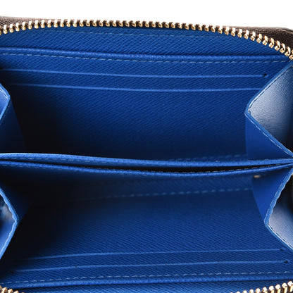 Louis Vuitton Damier Ebene 2019 Christmas Animation Zippy Coin Purse Blue 6 of 7