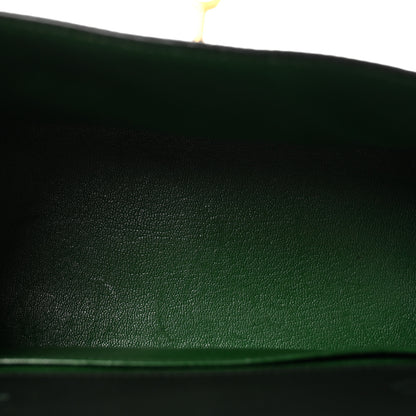 Hermes Lizard Mini Kelly Sellier 20 Vert Moyen 5 of 9
