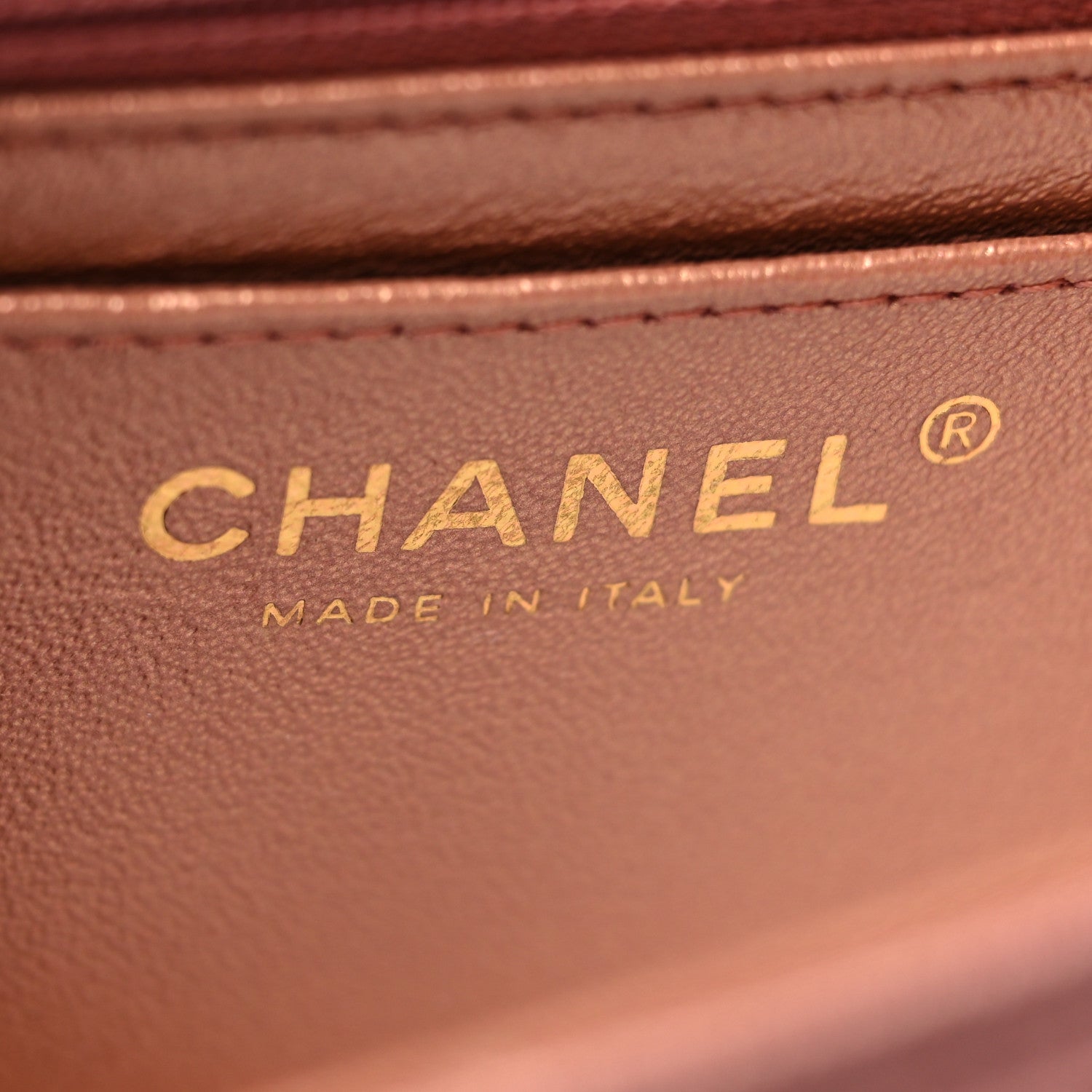 Chanel Metallic Lambskin Quilted Ombre Mini Rectangular Flap Pink 6 of 11