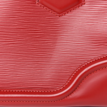 Louis Vuitton Epi Bowling Montaigne PM Rouge 9 of 9