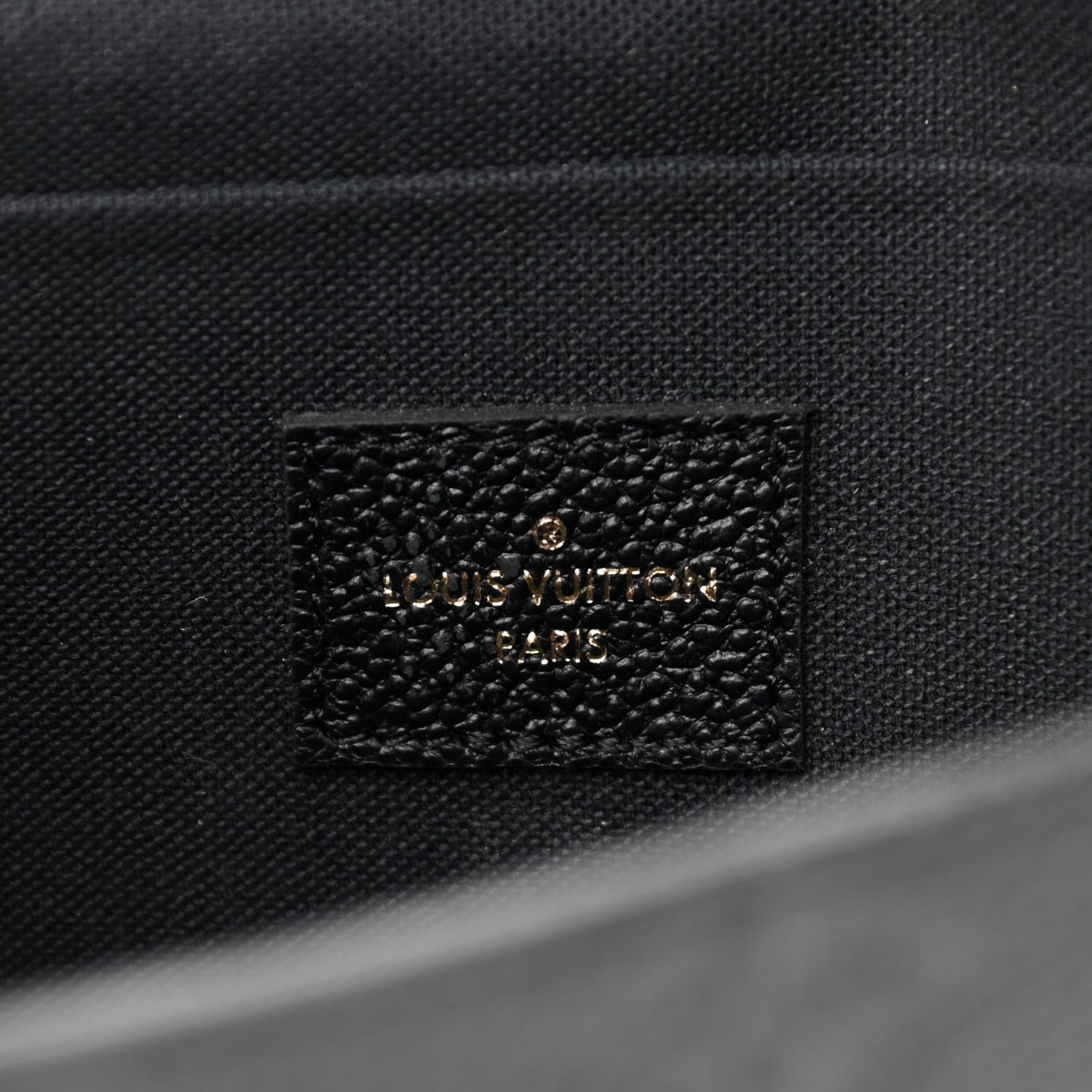 Louis Vuitton Empreinte Pochette Felicie Chain Wallet Black 7 of 9