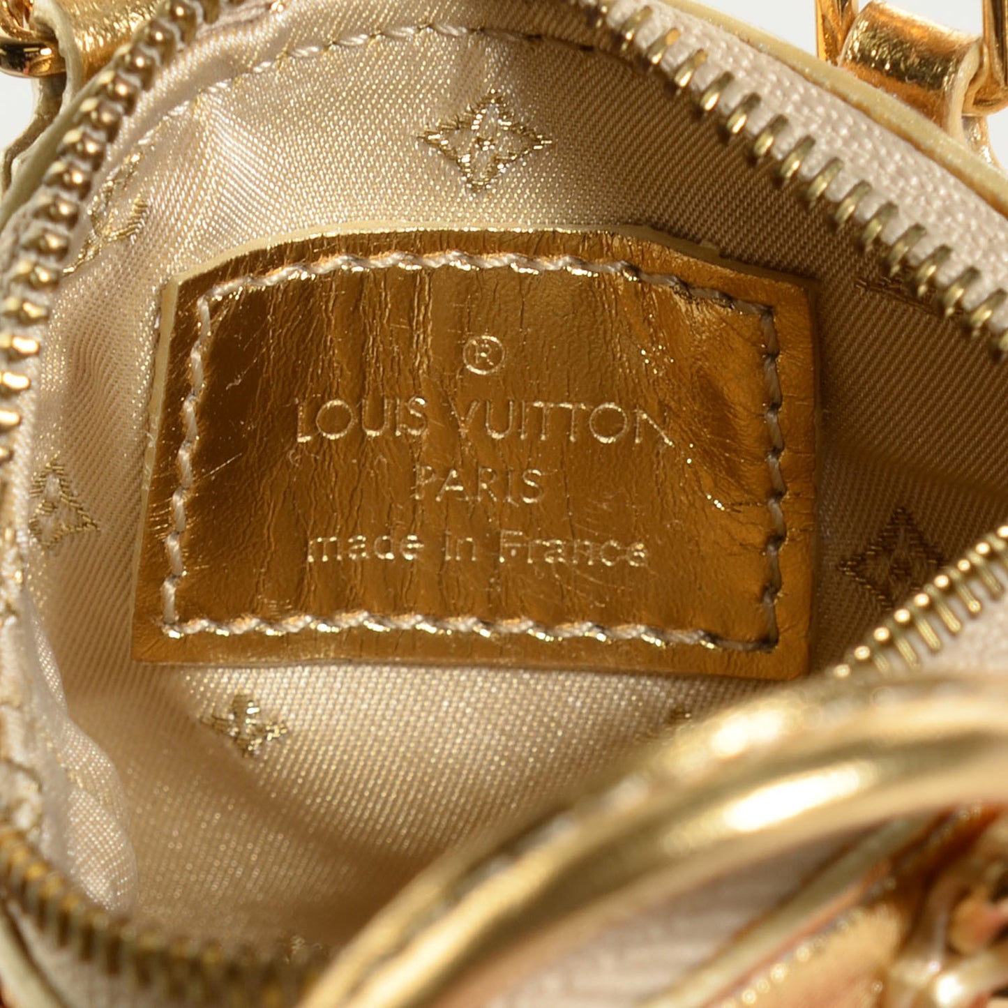 Suhali Mini Lockit Bag Charm Gold