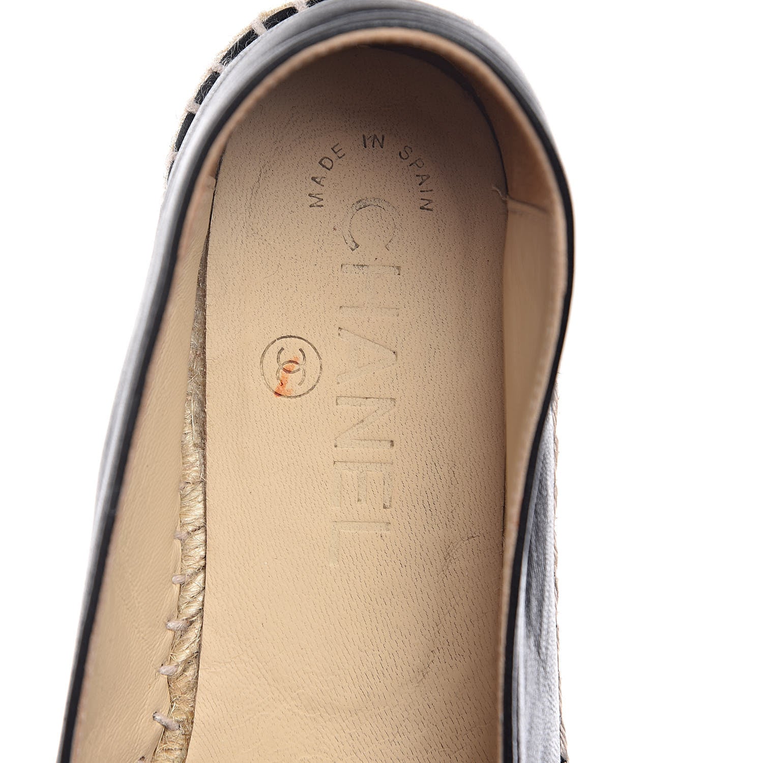 Chanel Lambskin CC Espadrilles 37 Black 11 of 12