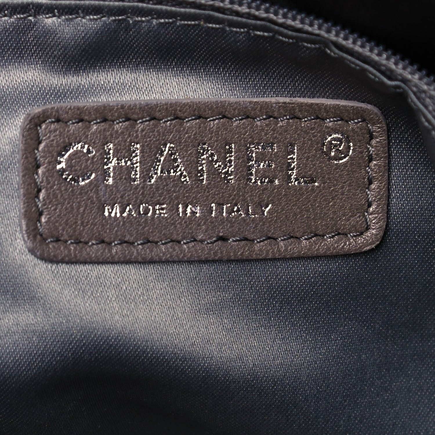 Chanel Lambskin Rock And Cabaret Chain Fringe Tote Black 6 of 12