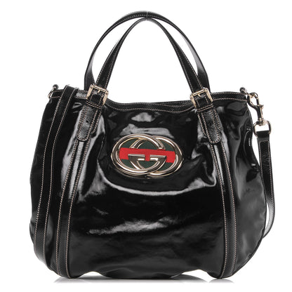 Gucci Dialux Medium Britt Tote Black 1 of 7