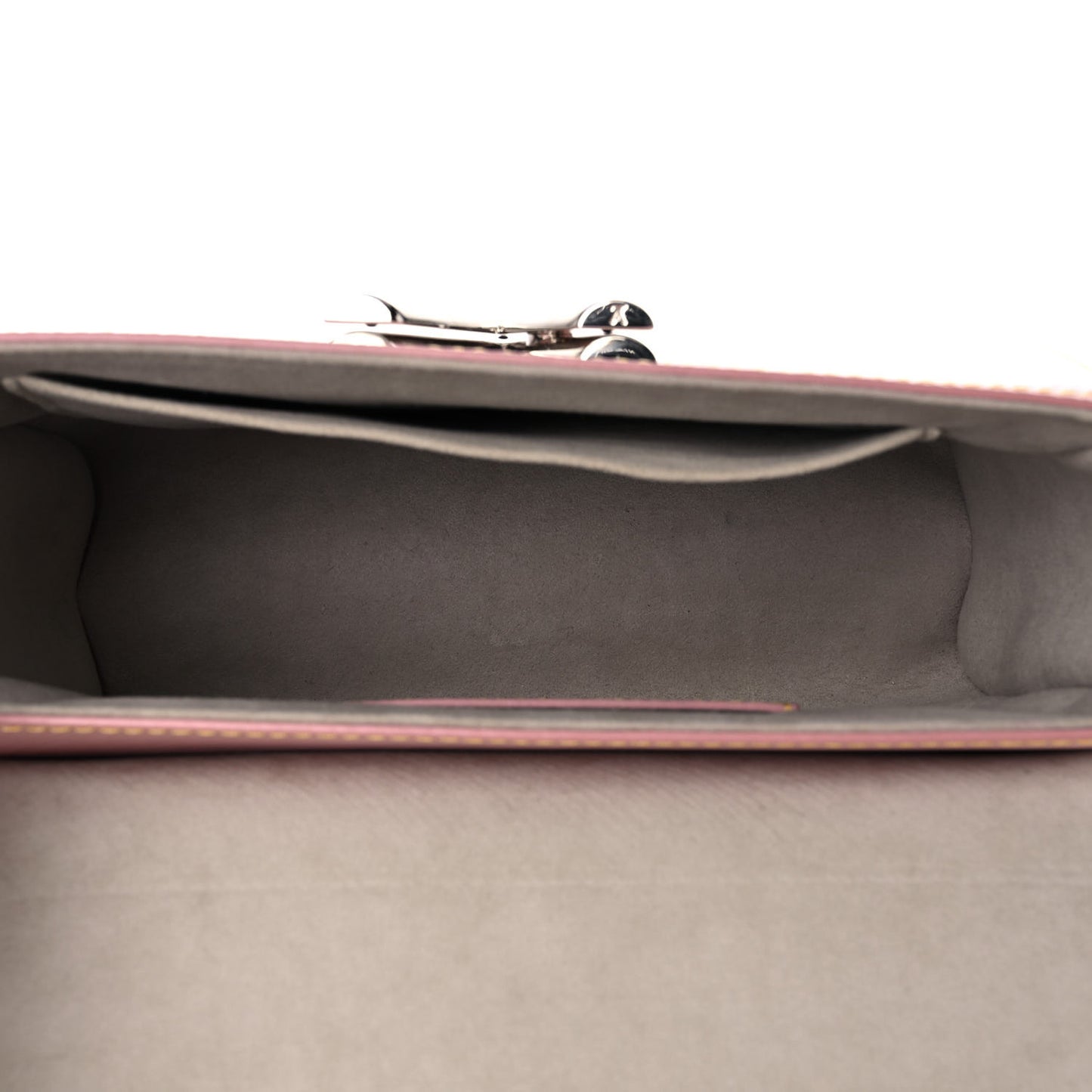 Epi Twist Shoulder Bag MM Rose Ballerine