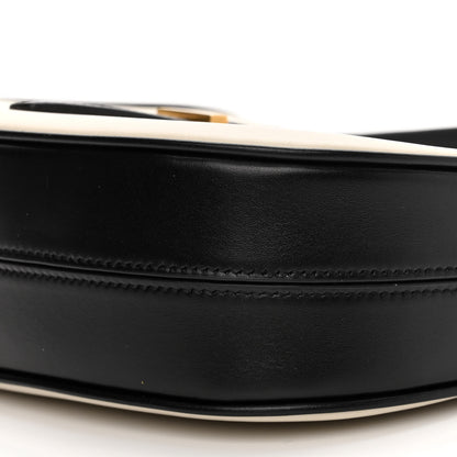 Saint Laurent Shiny Calfskin Le Fermoir Hobo Blanc Vintage Black 9 of 9