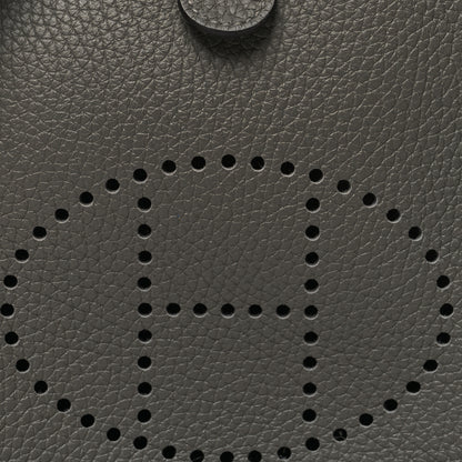 Hermes Taurillon Clemence Evelyne TPM Gris Meyer 8 of 11