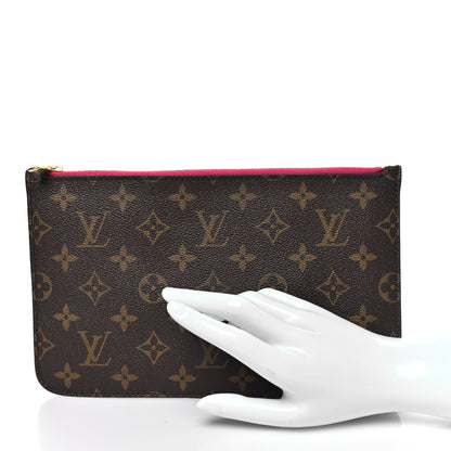 Louis Vuitton Monogram Neverfull MM GM Pochette Pivoine 2 of 7