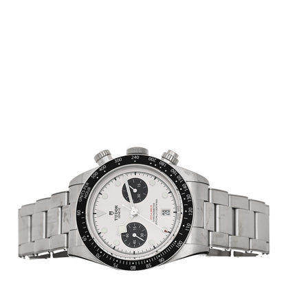 TUDOR Stainless Steel 41mm Black Bay Chronograph Panda Automatic Watch White 79360N 2 of 5
