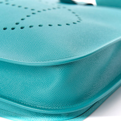 Hermes Epsom Evelyne III PM Bleu Paon 10 of 12