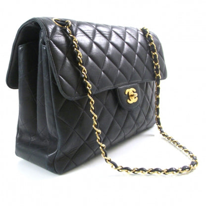 Chanel Lambskin Two-Sided Flap Navy 3 of 13