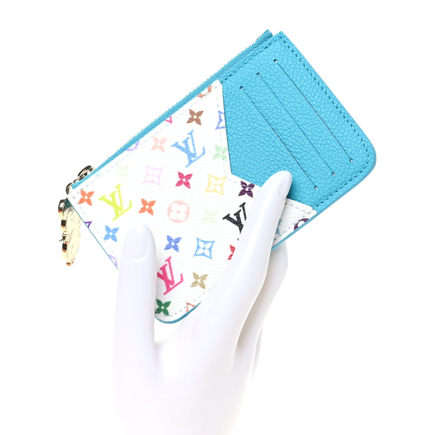 LV X TM Monogram Romy Card Holder Kabira Blue