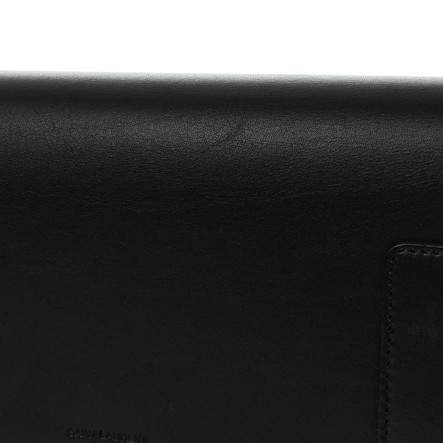 Saint Laurent Calfskin Classic Betty Clutch Black 9 of 9