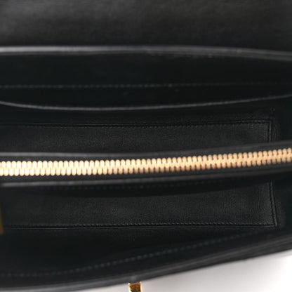 Celine Satinated Calfskin Small 16 Top Handle Bag Black 5 of 11