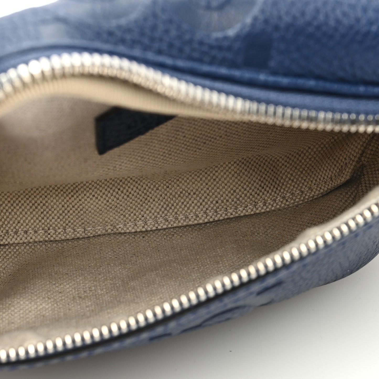 Piuma Calfskin Jumbo GG Embossed Small Belt Bag Royale