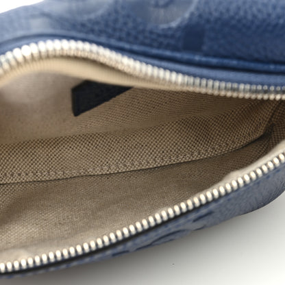 Gucci Piuma Calfskin Jumbo GG Embossed Small Belt Bag Royale 5 of 9