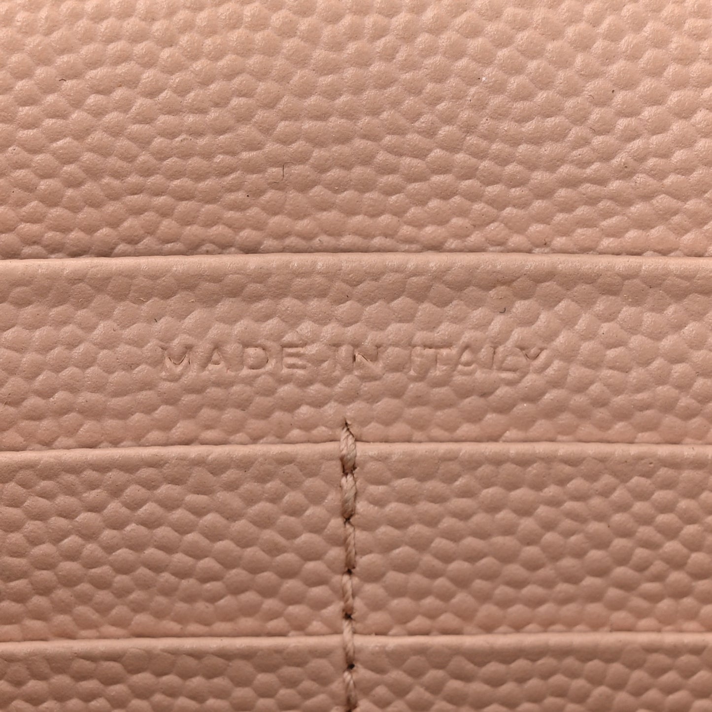Grain De Poudre Matelasse Chevron Monogram Chain Wallet
