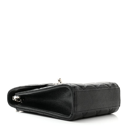 Chanel Caviar Quilted Classic Phone Holder Black 4 of 11