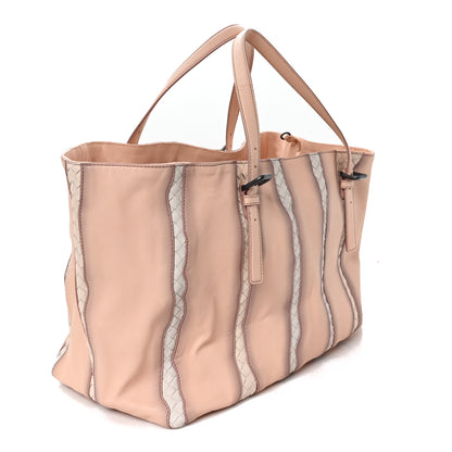 Bottega Veneta Nappa Intrecciato Large Glimmer Tote Flamingo 3 of 10