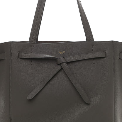 Celine Soft Grained Calfskin Small Belt Cabas Phantom Grey 9 of 10