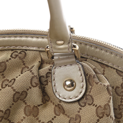 Gucci Monogram Medium Sukey Boston Champagne 12 of 13