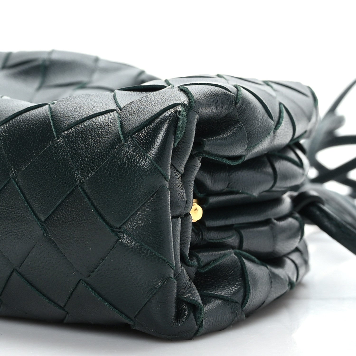 Bottega Veneta Nappa Intrecciato The Mini Pouch Bottle Green 8 of 8