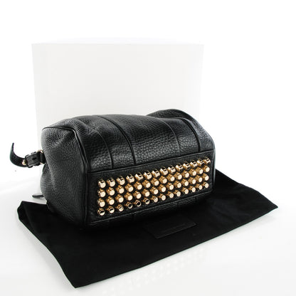 Alexander Wang Pebbled Lambskin Rockie Black Pale Gold Hardware 4 of 8