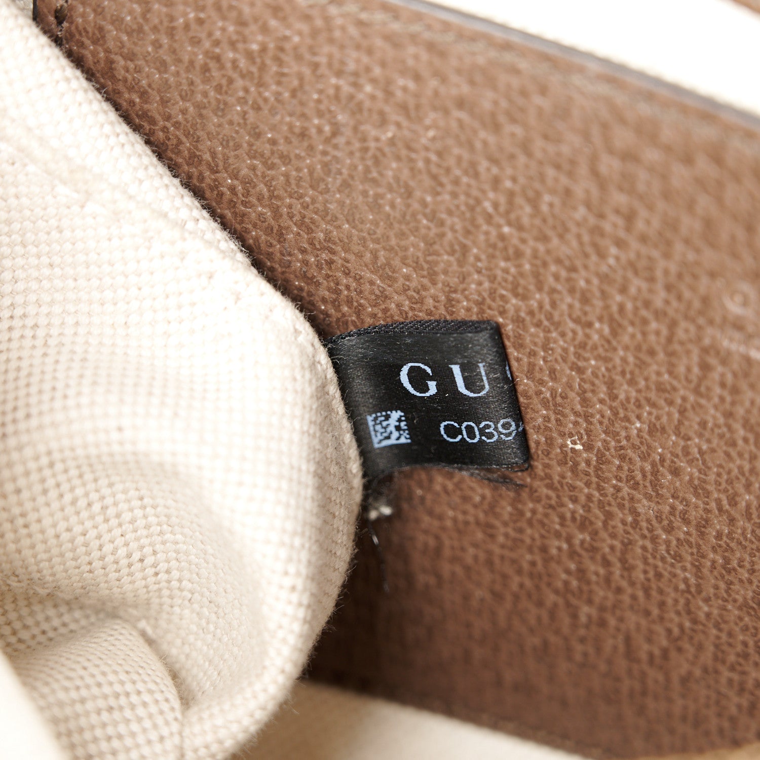 Gucci GG Supreme Monogram Textured Dollar Calfskin Small Ophidia Hobo Beige Ebony New Acero 8 of 11