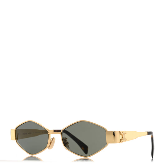 Metal Triomphe 02 Sunglasses CL40254U Gold Green
