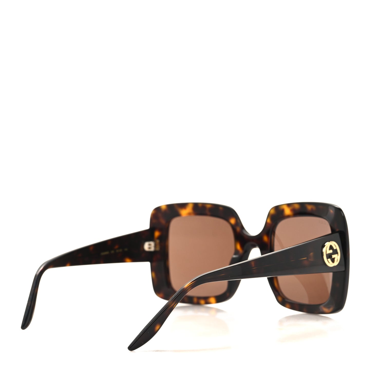 Acetate Square Frame Sunglasses GG0896S Tortoise