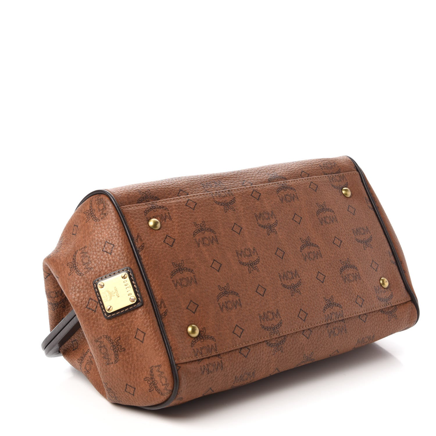 MCM Visetos Bag Cognac 4 of 8