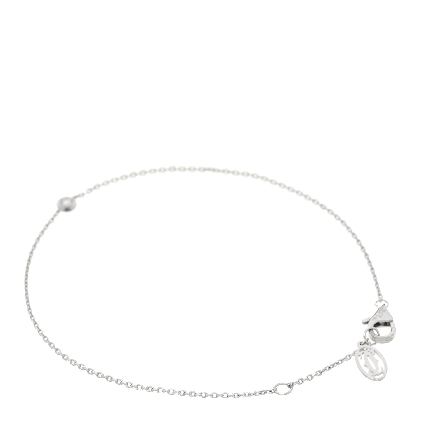 18K White Gold Diamond XS D'Amour Bracelet