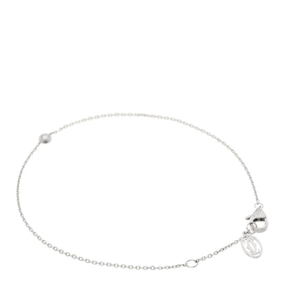 Cartier 18K White Gold Diamond XS D'Amour Bracelet 2 of 3