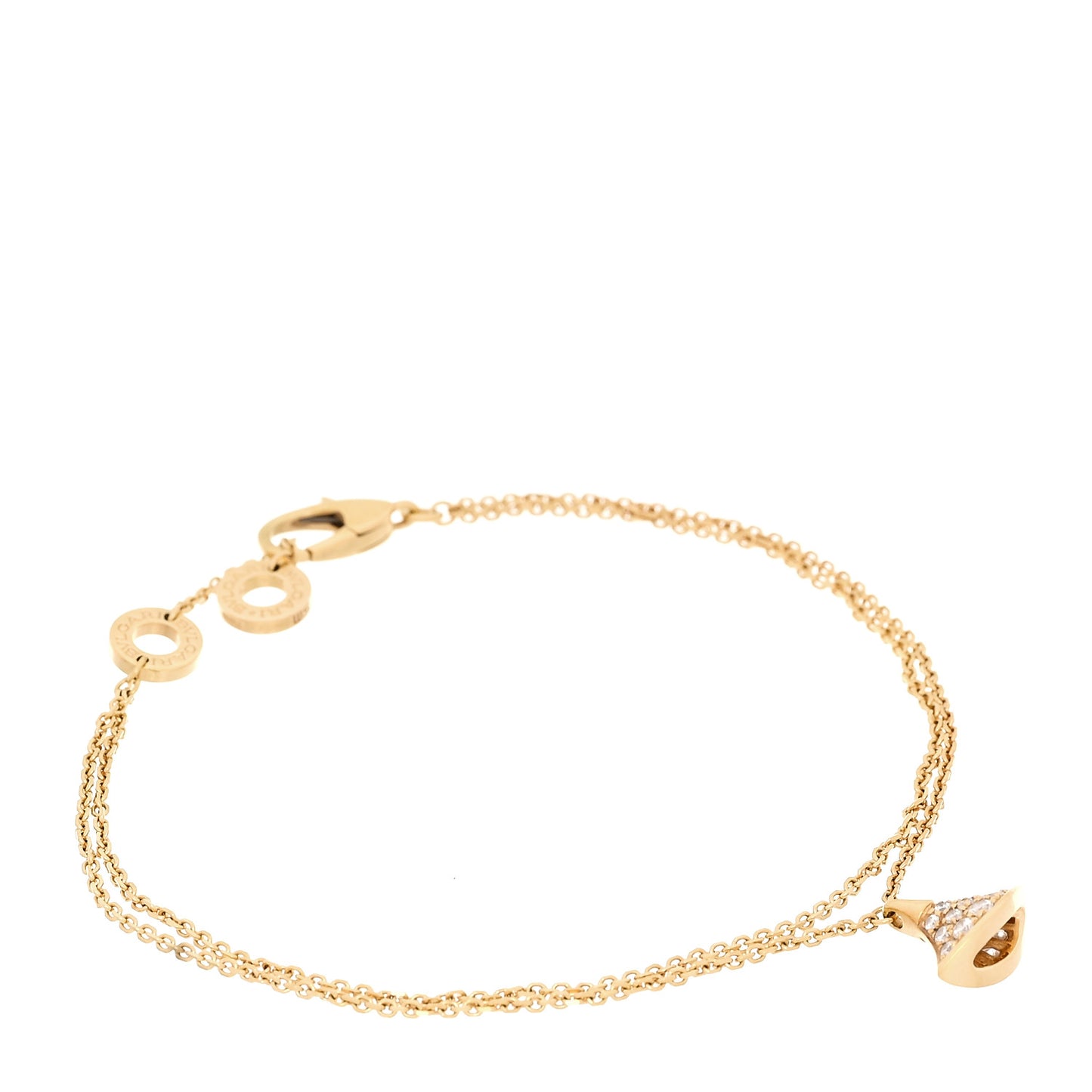 18K Yellow Gold Diamond Divas' Dream Bracelet SM