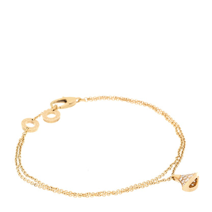 Bulgari 18K Yellow Gold Diamond Divas' Dream Bracelet SM 1 of 8